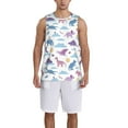 thumbnail image 1 of Sikiie Dinosaur Basketball Jersey Reversible Men's Mesh Athletic Sports Shirts Training Practice S-4XLXX-Large, 1 of 6