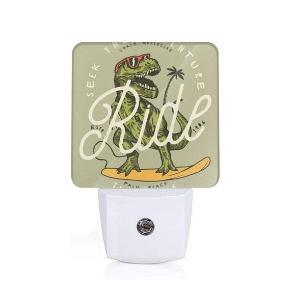 Sikiie Dinosaur Led Night Light, Warm White,Cool White Lights for Bathroom,Hallway,Bedroom, Kids Room-UK