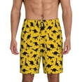 thumbnail image 1 of Sikiie Dinosaur Mens Pajama Shorts, Lightweight Lounge Pant with Pockets Soft Sleep Pj Shorts for Men3X-Large, 1 of 6