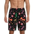 thumbnail image 1 of Sikiie Disco Mirror Ball Mens Pajama Shorts, Lightweight Lounge Pant with Pockets Soft Sleep Pj Shorts for MenXX-Large, 1 of 6