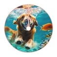 thumbnail image 1 of Sikiie Dog Underwater Adventure Christmas Tree Skirt, Christmas Tree Decorations, Christmas Decor, Tree Mat Decoration(30-48IN)-48", 1 of 6