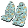 thumbnail image 1 of Sikiie Dogs Car Seat Protector 2 Pack Car Seat Cushion Mat, Car Seat Covers for SUV, Truck, Van, 1 of 7