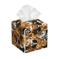 thumbnail image 1 of Sikiie Dogs Different Breeds Leather Tissue Box Cover Square, tissue box holder, Tissue Box with Bottom Belt-5.2”x5.2”x5.2”, 1 of 7