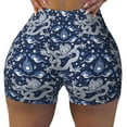 thumbnail image 1 of Sikiie Dragon Print Workout Shorts Women Scrunch Butt Gym Shorts Seamless High Waist Tummy Control Yoga Biker Athletic Shorts, 1 of 5