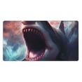 thumbnail image 1 of Sikiie Dramatic Shark Attack Mouse Pad, 16x29.5 Mousepad Desk Mat in Anti-Slip Rubber Mousepads Mat for Game Office Laptop Computer, 1 of 8