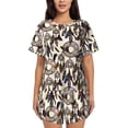thumbnail image 1 of Sikiie Dreamcatcher Womens Pajama Sets Short Sleeve Top With Pants Sleepwear 2 Piece Lounge Set-Medium, 1 of 6