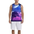 thumbnail image 1 of Sikiie Dreamy Colorful Starry Sky Basketball Jersey Reversible Men's Mesh Athletic Sports Shirts Training Practice S-4XLMedium, 1 of 6