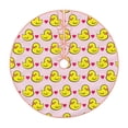 thumbnail image 1 of Sikiie Ducks And Pink Heart Christmas Tree Skirt, Christmas Tree Decorations, Christmas Decor, Tree Mat Decoration(30-48IN)-30", 1 of 6