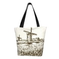 thumbnail image 1 of Sikiie Dutch Windmill Shoulder Bag Casual Hobo Crossbody Tote Bag for Women and Men Large Purse Messenger Bag Travel Work, 1 of 6