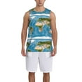 thumbnail image 1 of Sikiie Earth View World Map Basketball Jersey Reversible Men's Mesh Athletic Sports Shirts Training Practice S-4XLX-Large, 1 of 6