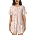 thumbnail image 1 of Sikiie Easter Bunny Womens Pajama Sets Short Sleeve Top With Pants Sleepwear 2 Piece Lounge SetMedium, 1 of 6
