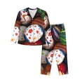 thumbnail image 1 of Sikiie Easter Egg Women's Long-Sleeve Shirt and Full-Length Bottom Pajama Set (s-xxl)-X-Large, 1 of 7