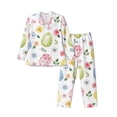 thumbnail image 1 of Sikiie Easter Egg3 Mens Pajama Set, Soft Warm Long Sleeve Sleepwear, Cozy Button-Down Pjs for Men-Medium, 1 of 7