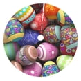 thumbnail image 1 of Sikiie Easter Eggs1 30-48 inches {designName} Print Christmas Tree Skirt Snowman Xmas Tree Skirt with Edge Christmas Decorations for Holiday Party36", 1 of 7