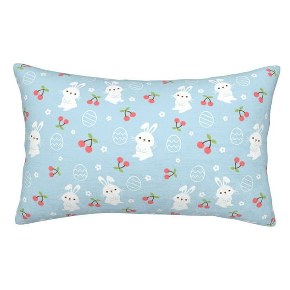 Sikiie Easter Rabbit Pillow Covers, Throw Pillow Case Cushion Covers,Cushion for Bedroom,Couch,Home-14"x20"