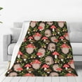 thumbnail image 1 of Sikiie Edgehog and Mushrooms Ultra-Soft Micro flannel Blanket Luxury All Seasons Warm Blanket for Bedding Sofa and Travel (4 sizes)-60"x50", 1 of 7