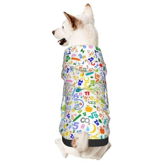 Sikiie Education And Science Dog Hoodie,Dog Clothes,Dog Sweatshirt ,Dog Shirt, Dog Clothes for Puppy Kitten Small Dogs Cats-Small