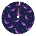 thumbnail image 1 of Sikiie Eggplant 30-48 inches {designName} Print Christmas Tree Skirt Snowman Xmas Tree Skirt with Edge Christmas Decorations for Holiday Party48", 1 of 7