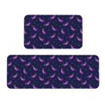 thumbnail image 1 of Sikiie Eggplant Kitchen Mat 2 PCS Cushioned Kitchen Rug, Waterproof Non-Slip Kitchen Mats for Kitchen, Floor Home, Sink, Laundry, 1 of 6