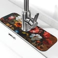 thumbnail image 1 of Sikiie Elegant Floral Vase Painting Splash Guard for Sink Faucet-1 PC Super Absorbent Fast Drying Mat Sink Gadgets-Splash Guard for Kitchen, Sink Mat, 1 of 7