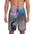 thumbnail image 1 of Sikiie Elephant Fireworks Celebration Mens Pajama Shorts, Lounge Pant, Men's shorts，Sleep Pj Shorts for Men-Medium, 1 of 6