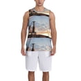 thumbnail image 1 of Sikiie Elephant Giraffe Basketball Jersey Reversible Men's Mesh Athletic Sports Shirts Training Practice S-4XLX-Large, 1 of 6