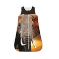 Sikiie Elephant Sunset in Kenya Baby Sleep Sack, Baby Sleeping Bag with