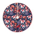 thumbnail image 1 of Sikiie Elephants Christmas Tree Skirt, Christmas Tree Decorations, Christmas Decor, Tree Mat Decoration(30-48IN)-48", 1 of 6