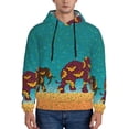 thumbnail image 1 of Sikiie Elephants Men's Hoodie, Essentials Hoodie, Sweatshirt, Pullover Hooded Sweatshirt for Men-X-Large, 1 of 7