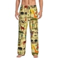 thumbnail image 1 of Sikiie Ethnic African Mens Pajama Pants Sleep & Lounge Pants, PJ Bottoms With elastic waistb and Pockets Small, 1 of 6