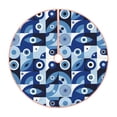 thumbnail image 1 of Sikiie Evil Eye Nativity Christmas Tree Skirt, Jesus Christian Winter Holiday Tree Mat Decoration(30-48IN)30", 1 of 6