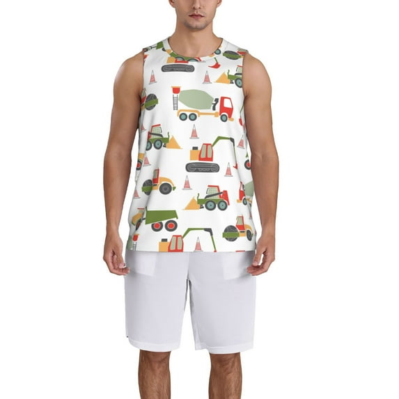Sikiie Excavator Basketball Jersey Reversible Men's Mesh Athletic Sports Shirts Training Practice S-4XLXX-Large