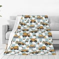 thumbnail image 1 of Sikiie Excavator Ultra-Soft Micro flannel Blanket Luxury All Seasons Warm Blanket for Bedding Sofa and Travel (4 sizes)-60"x50", 1 of 7