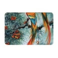 thumbnail image 1 of Sikiie Exotic Birds Forest Print Flannel Anti-slip Floor Mat 16x24in, Thickened Dustproof Entrance Door Mat Floor Mat for Kitchen, Bathroom, Laundry Room, 1 of 7