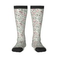 thumbnail image 1 of Sikiie Fairy Floral Knee Socks, High Socks Long Stretchy Sock Women Knee High Stocking, Long Socks for Women, 1 of 6