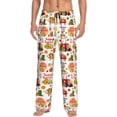 thumbnail image 1 of Sikiie Fall Farm Pumpkin Pajama Pants Men, PJ Bottoms, Sleep & Lounge Pants-X-Large, 1 of 6