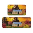 thumbnail image 1 of Sikiie Fall Village Scenery Kitchen Mat 2 PCS Cushioned Kitchen Rug, Waterproof Non-Slip Kitchen Mats for Kitchen, Floor Home, Sink, Laundry, 1 of 6
