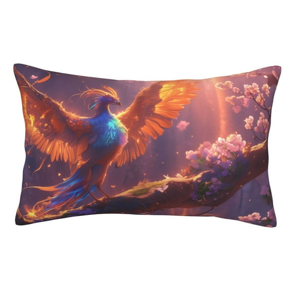 Sikiie Fantasy Bird Illustration Pillow Covers, Throw Pillow Case Cushion Covers,Cushion for Bedroom,Couch,Home-14"x20"