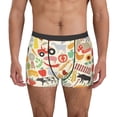 thumbnail image 1 of Sikiie Farm Print Men's Boxer Briefs, Elastic Waistband Boxer Briefs Leggings-XX-Large, 1 of 5