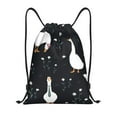 thumbnail image 1 of Sikiie Fashionable Goose Drawstring Backpack Drawstring Bags, Draw String Back Bag for Sports, Gym, Travel, Swimming, Beach-Medium, 1 of 6