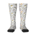 thumbnail image 1 of Sikiie Fastfood 2 Knee Socks, High Socks Long Stretchy Sock Women Knee High Stocking, Long Socks for Women, 1 of 6