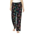 thumbnail image 1 of Sikiie Feathers And Butterflies Women’s Ultra-Soft Comfy Lounge Pants Sleepwear Comfy Lounge Pants Drawstring Sleep Bottoms with PocketsSmall, 1 of 6