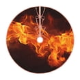 thumbnail image 1 of Sikiie Fiery Orange Flames Energy Christmas Tree Skirt, Christmas Tree Decorations, Christmas Decor, Tree Mat Decoration(30-48IN)-36", 1 of 6