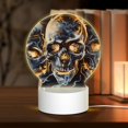 thumbnail image 1 of Sikiie Fiery Skull Trio Acrylic Night Light Gift Custom Acrylic Night Light LED Lights for Bedroom Home Office, 1 of 9