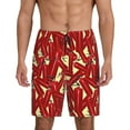 thumbnail image 1 of Sikiie Fire Extinguisher Mens Pajama Shorts, Lightweight Lounge Pant with Pockets Soft Sleep Pj Shorts for Men4X-Large, 1 of 6