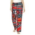 thumbnail image 1 of Sikiie Fire Sign Women’s Ultra-Soft Comfy Lounge Pants Sleepwear Comfy Lounge Pants Drawstring Sleep Bottoms with Pockets, 1 of 6