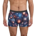 thumbnail image 1 of Sikiie Fireworks1 Print Men's Boxer Briefs, Elastic Waistband Boxer Briefs Leggings-Medium, 1 of 5