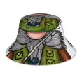 thumbnail image 1 of Sikiie Fishing Gnome Reflective Double-Sided Bucket Hat, Sun Hat, for Gardening, Beaching, Camping, Hiking, Fishing, 1 of 6