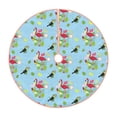 thumbnail image 1 of Sikiie Flamingos And Tropical Plants Christmas Tree Skirt, Christmas Tree Decorations, Christmas Decor, Tree Mat Decoration(30-48IN)-36", 1 of 6