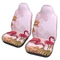 thumbnail image 1 of Sikiie Flamingos In The Tropical Forest Car Seat Protector 2 Pack Car Seat Cushion Mat, Car Seat Covers for SUV, Truck, Van, 1 of 7